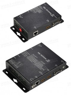 Фото1 HIT-VHD4K2K-CATP-100W Удлинитель линий HDMI (4K2K) или VGA (1920x1200) и стереозвука по одному кабел