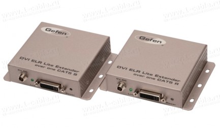Фото1 EXT-DVI-1CAT5-SR Удлинитель линий DVI-D Single Link по одному кабелю витая пара (Cat. 6A) на 70 м