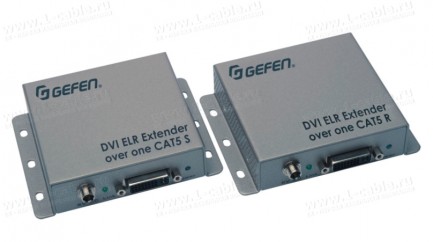 Фото1 EXT-DVI-1CAT5-ELR Удлинитель линий DVI-D Single Link по одному кабелю витая пара (Cat. 5e) на 150 м