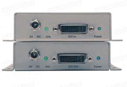 Фото3 EXT-DVI-1CAT5-ELR Удлинитель линий DVI-D Single Link по одному кабелю витая пара (Cat. 5e) на 150 м
