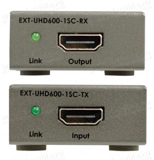 Фото3 EXT-UHD600-1SC Удлинитель линий HDMI 2.0 Ultra HD (4K2K), по оптоволокну на 200 м, полоса пропускани