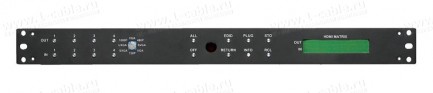 Фото2 HIT-HDMICAT5-X444Z Матричный видео коммутатор сигналов HDMI (1080P) 4х4, управление RS-232, Ethernet