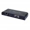 мини фото1 LKV376 - Преобразователь сигнала RJ45 в цифровые HDMI (1080p) либо аналоговые сигналы VGA + стерео звук в /удлинитель по витой паре CAT5