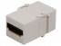 мини фото4 MNKS-HDMI-.. Вставка-кейстон с проходным адаптером HDMI-FF (гнездо-гнездо)  для мультимедийных настенных панелей