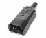 мини фото1 ACP-301MC Разъем C14, штекер на кабель, 250B, 10A, 3 контакта, IEC 60320