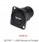 мини фото3 B1007 Прохідний адаптер USB 2.0/3.0, гніздо-гніздо, посадка D-типу, корпус із цинкового сплаву, чорний, I-Taki (Південна Корея)