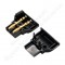 мини фото7 AC-DTAP-M -  Разъём питания D-Tap, кабельный, 2 контакта, покрытие контактов - золото, разборной корпус - пластик, цвет - чёрный