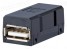 мини фото1 Адаптер проходной USB гнездо-гнездо | модуль DAT Industry USB