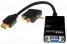 мини фото1 HIT-HDMI-2-VGAAUD - Конвертер цифровых сигналов HDMI в аналоговые сигналы VGA и стерео аудио
