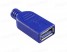 мини фото1 AC-USB3A-FS-5.5 Разъем USB 3.0 кабельный, гнездо, в корпусе, тип А