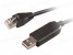 мини фото1 1KC-USB2COM-ARJ45-1.8 Кабель-преобразователь активный, интерфейсный USB2.0 > COM RS232, USB A-тип штекер > RJ-45 штекер