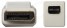 мини фото2 ADA-DP-2-MDPFN- Адаптер видеосигналов DisplayPort на Mini DisplayPort (гнездо)