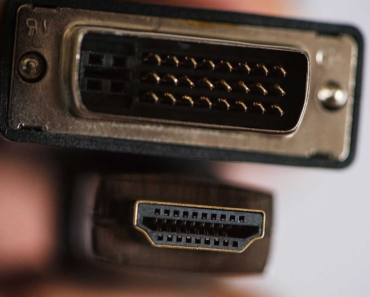 картинка Сравнение DVI-D и HDMI разъемов